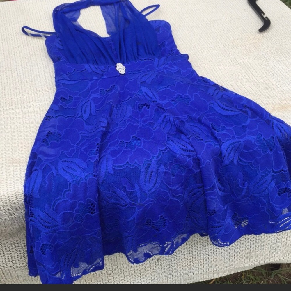 Blue party dress